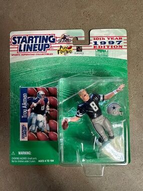 Starting Lineup 1997 Edition Troy Aikman Dallas Cowboys Action Figure